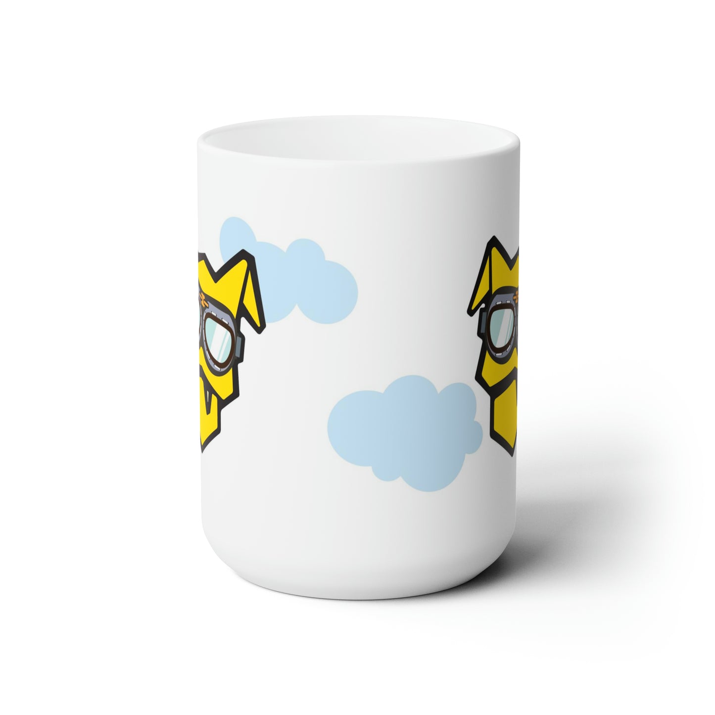 The Aviator - Puppy Ceramic Mug 15oz