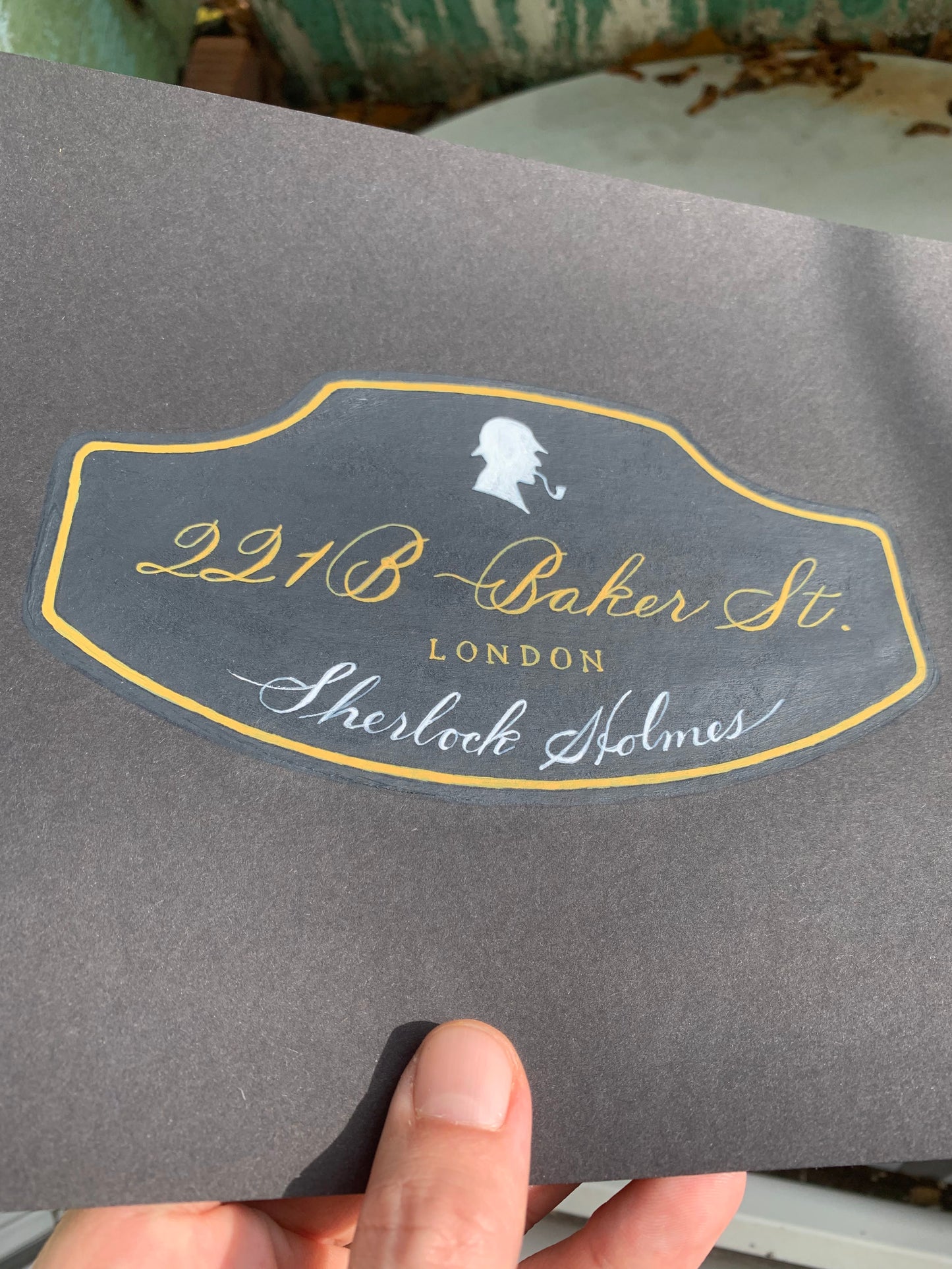 Sherlock Holmes address plaque